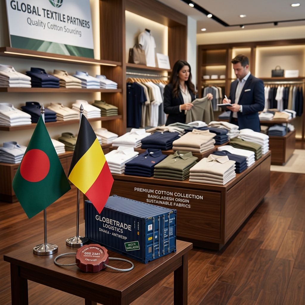 Belgium Bangladesh apparel trade shipping