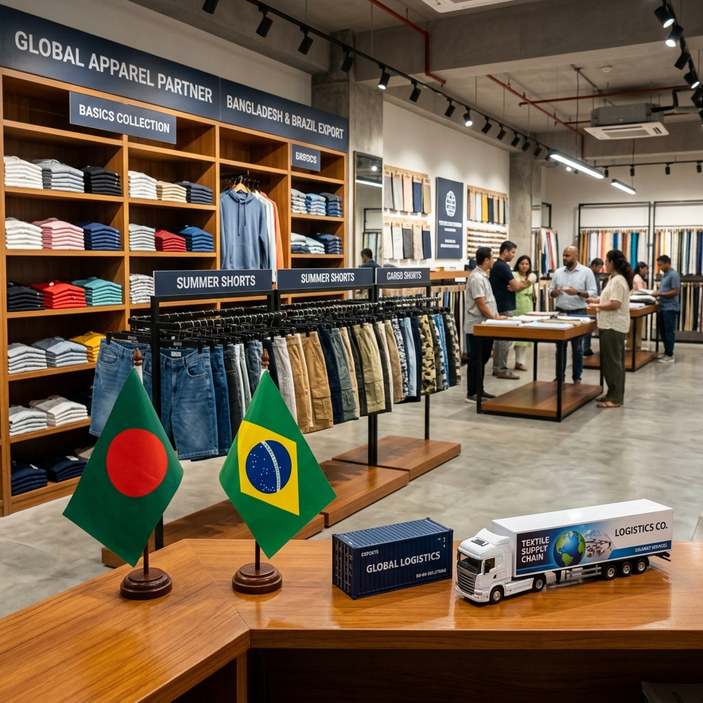 Brazil Bangladesh apparel trade shipping