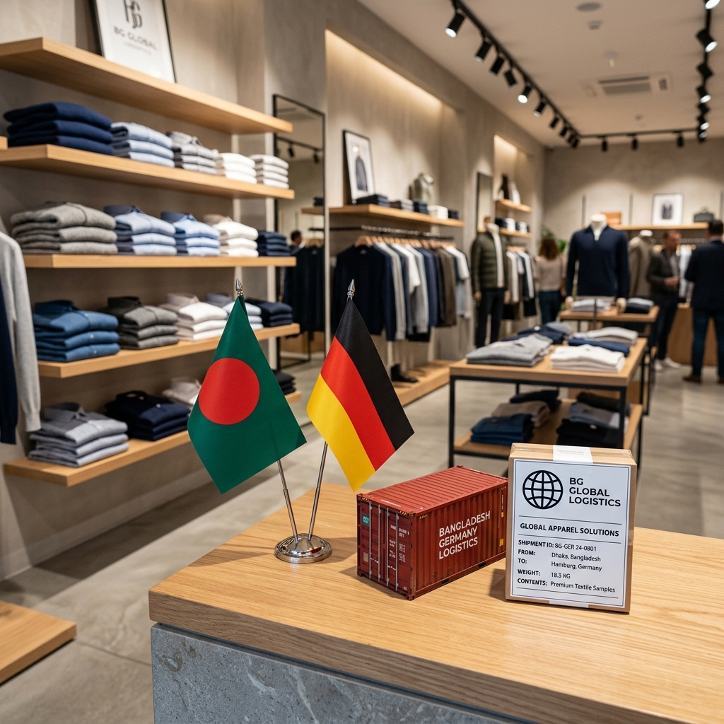 Germany Bangladesh apparel shipping logistics