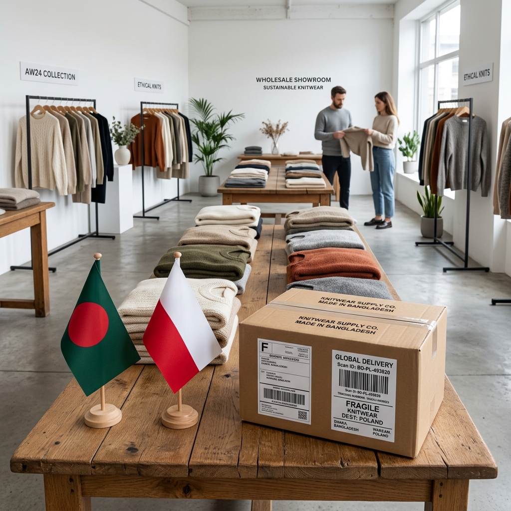 Poland Bangladesh clothing trade logistics