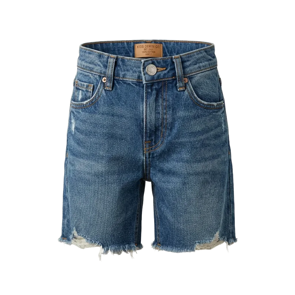 Denim Cutoff Play Shorts