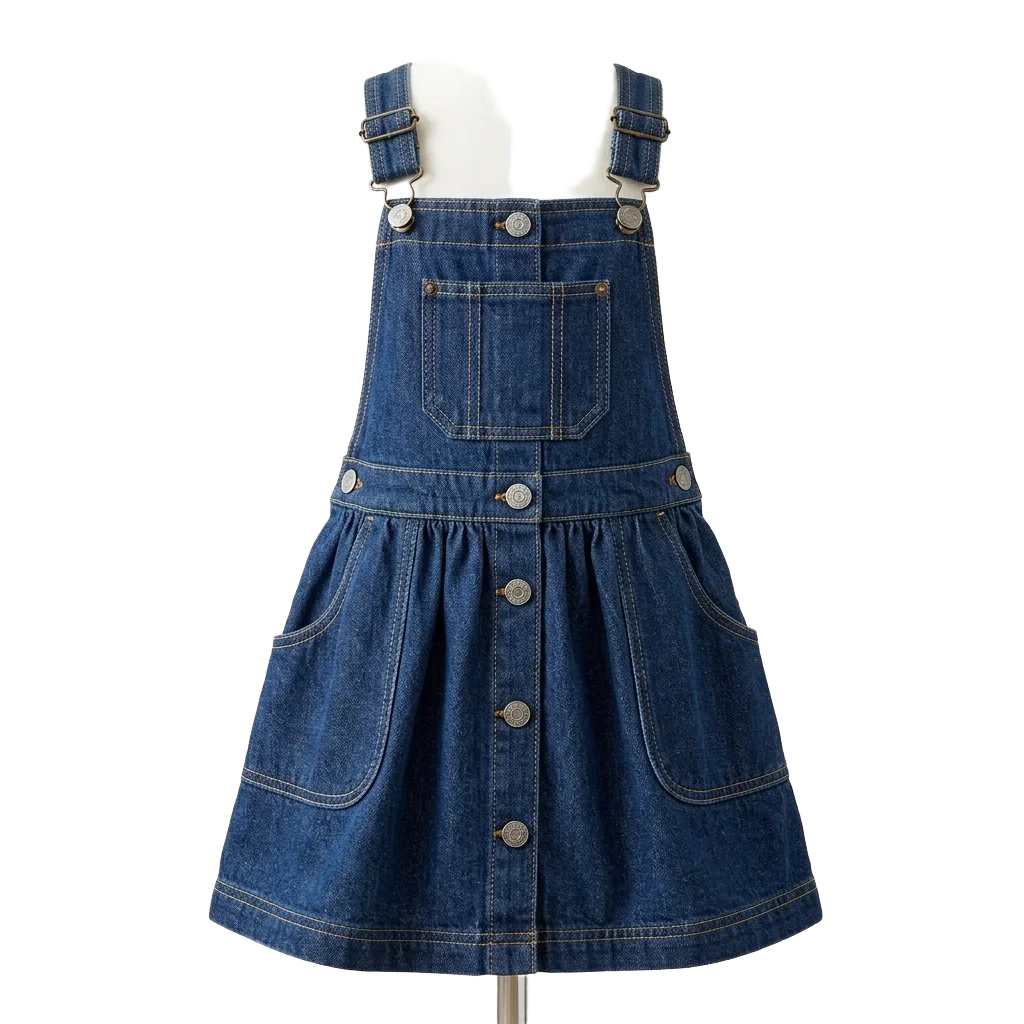 Denim Pinafore Play Dress