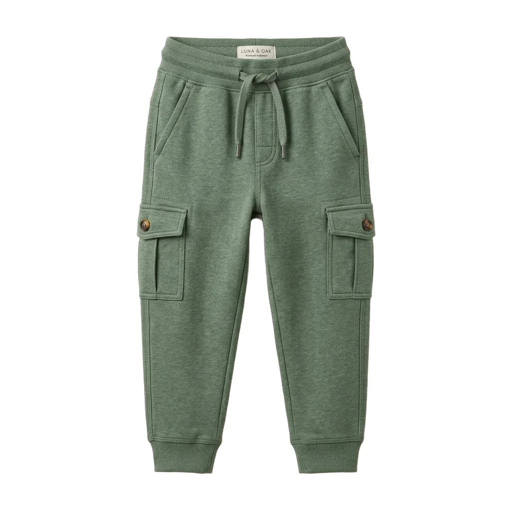French Terry Cargo Joggers