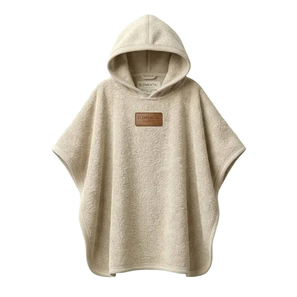Organic Hooded Towel Cape