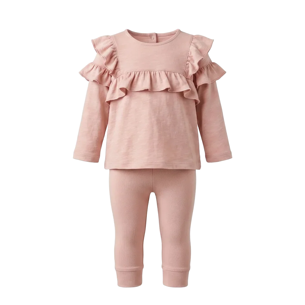 Ruffle Top & Leggings Set