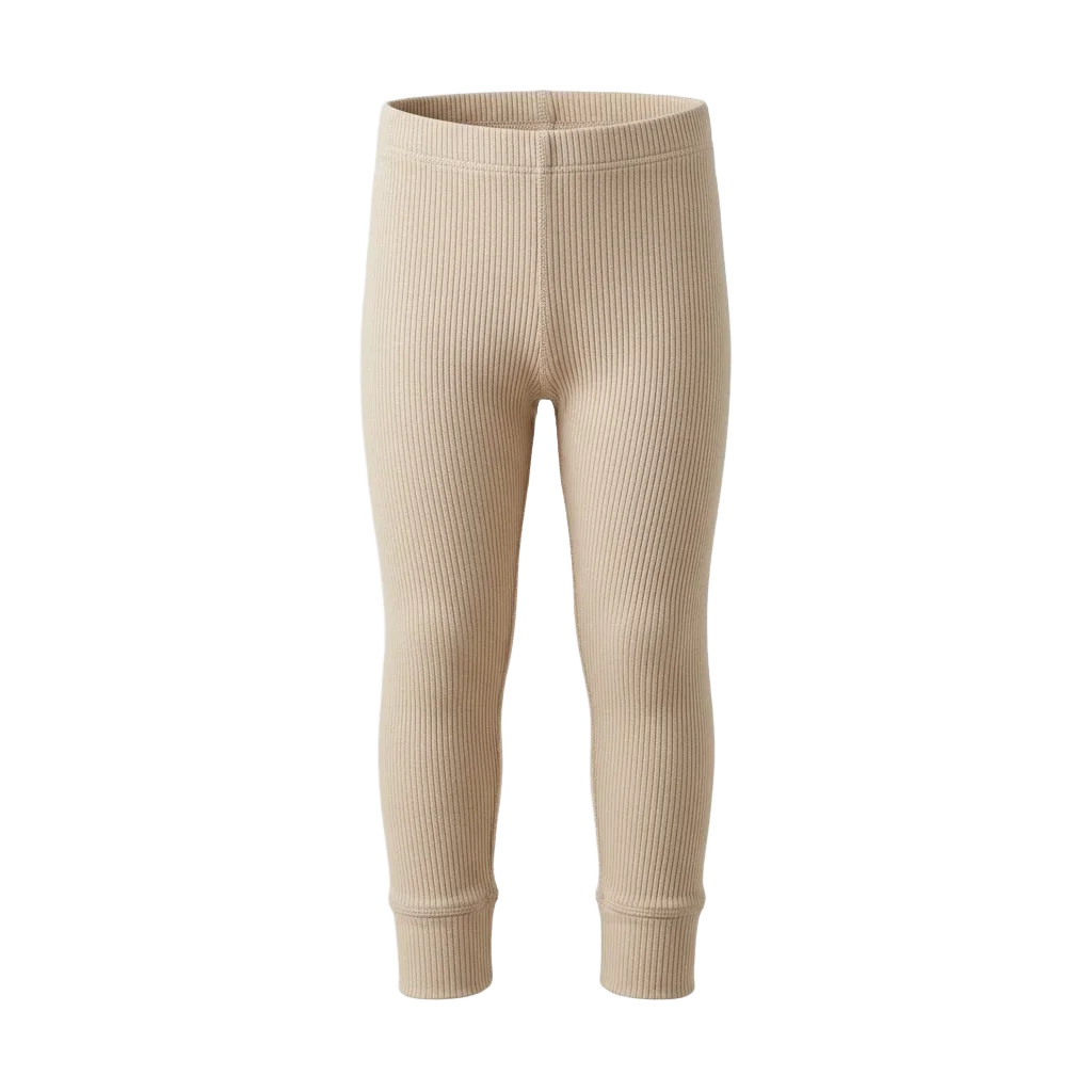 Unisex Ribbed Knit Leggings