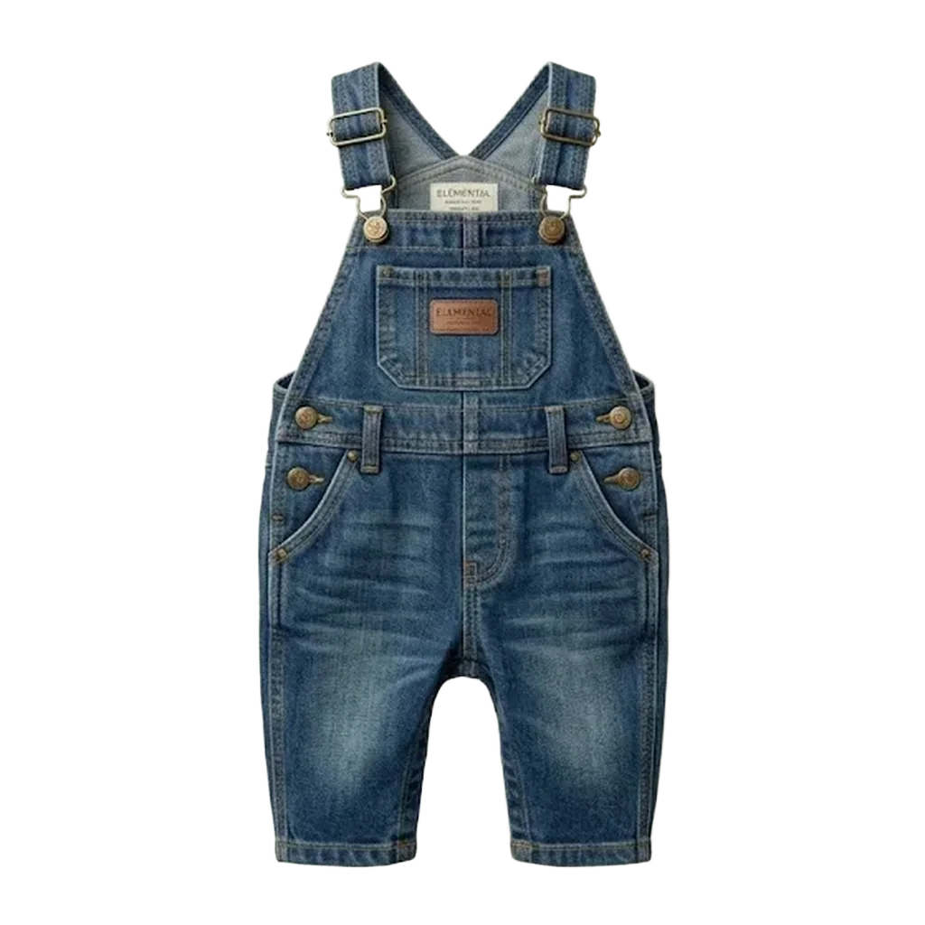 Utility Denim Overalls