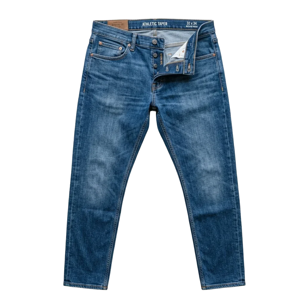 Athletic Fit Stretch Jeans