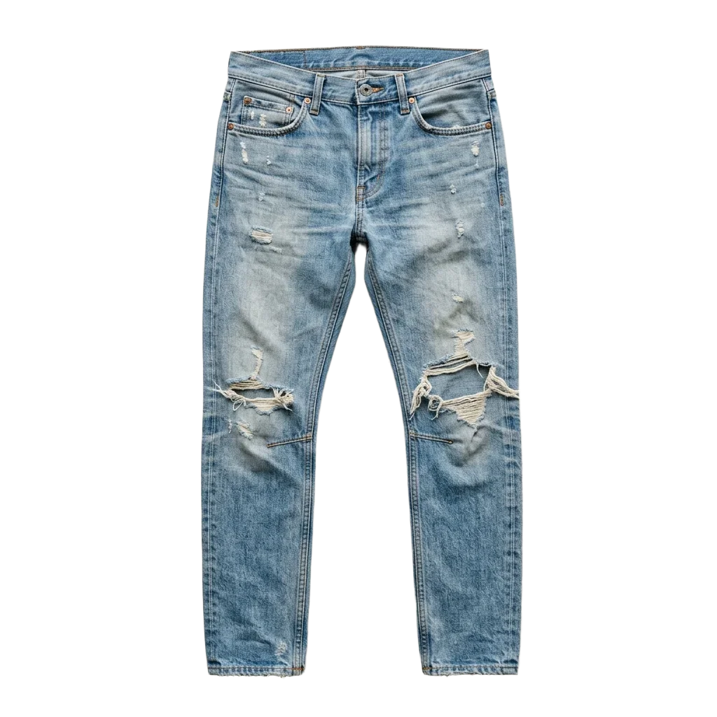 Distressed Slim Jeans
