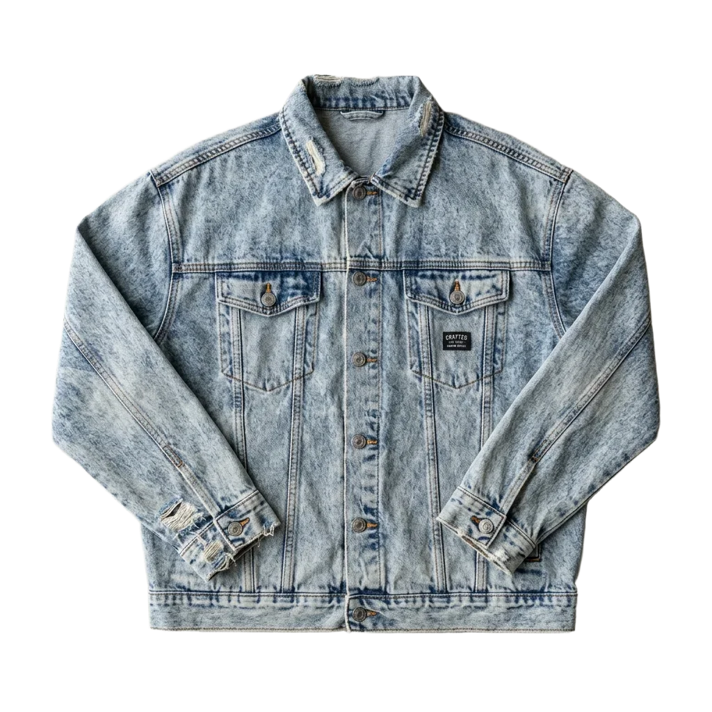 Vintage Wash Denim Jacket