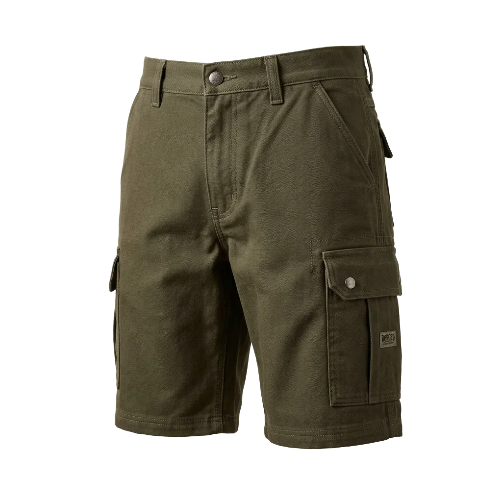 Heavy Canvas Cargo Shorts