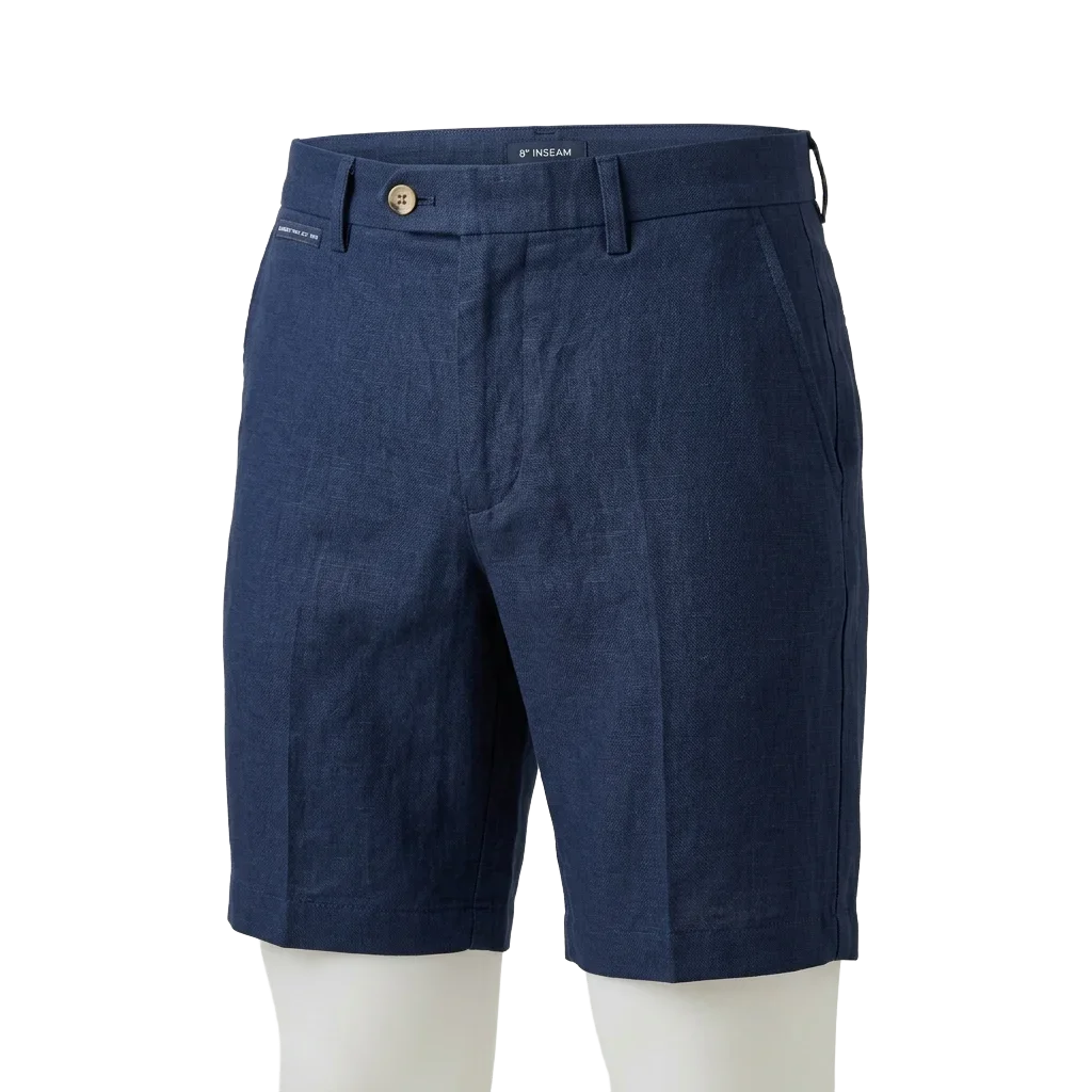 Tailored Linen Shorts