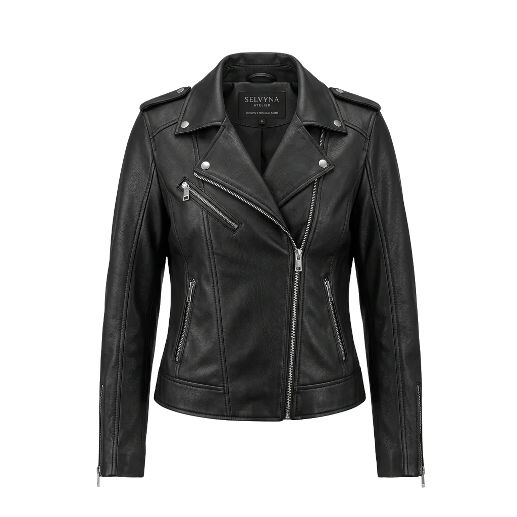 Faux Leather Moto Jacket