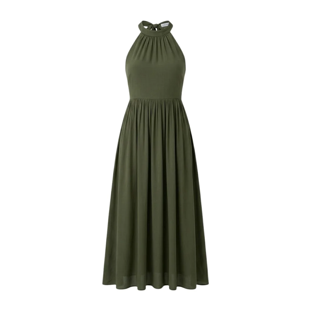Halter Neck Summer Dress