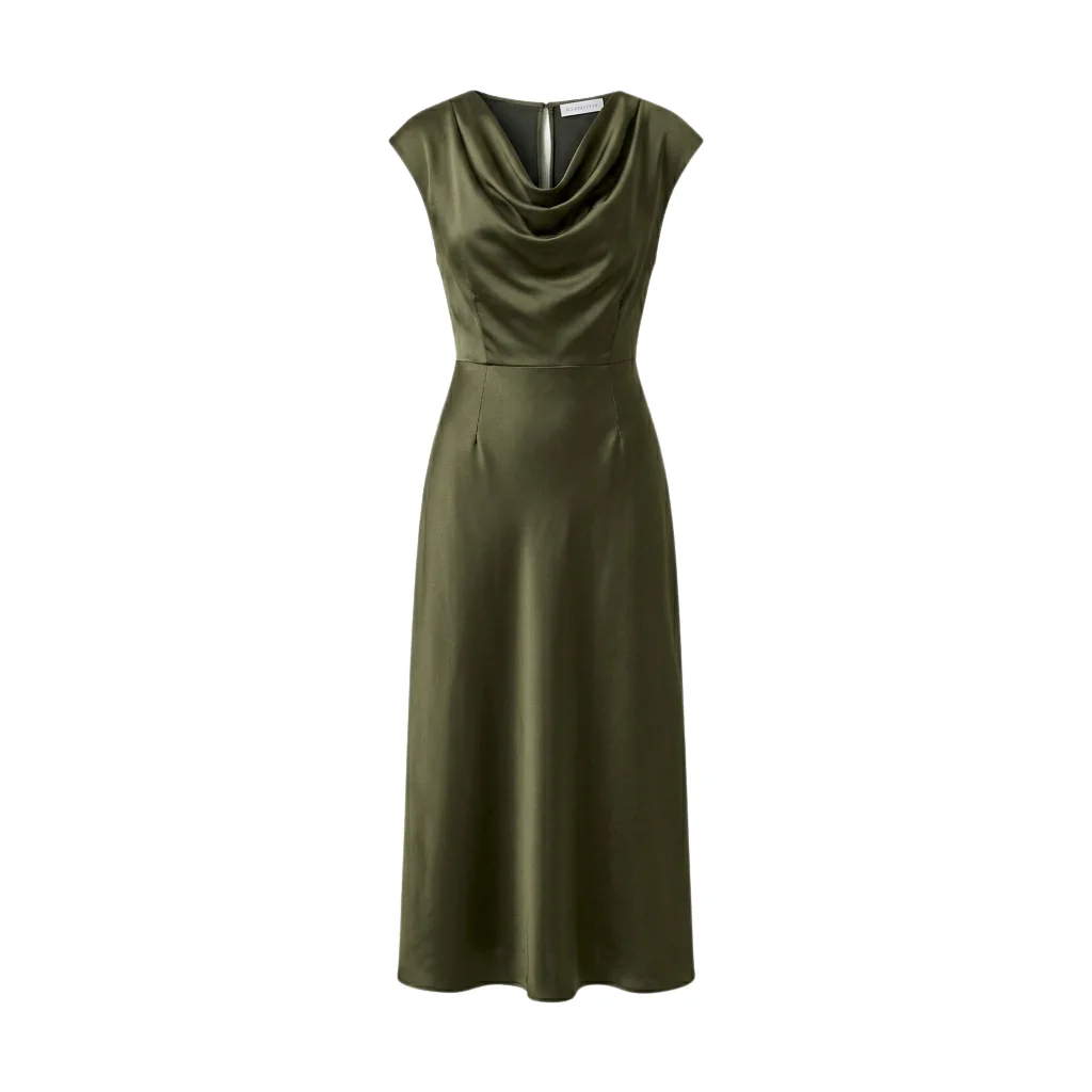 Satin Slip Dress (Cowldeck)