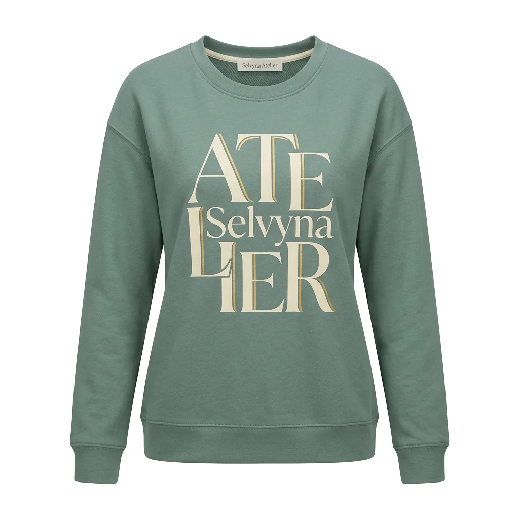 Graphic Letter Print Sweatshirt