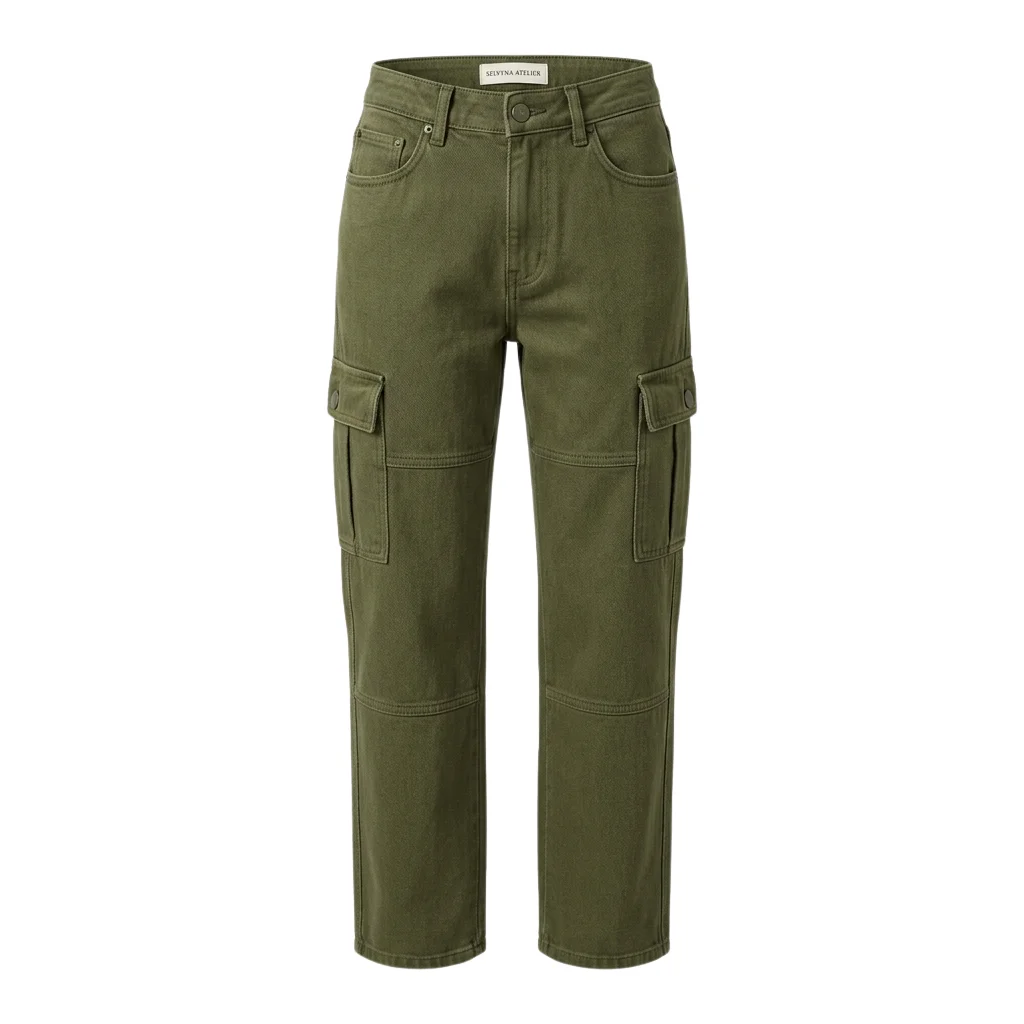 Cargo Denim Pants
