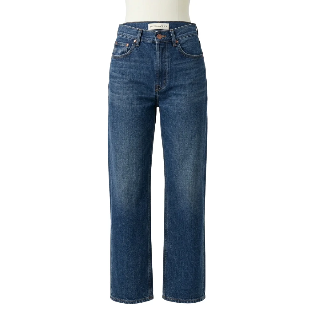 Cropped Straight Leg