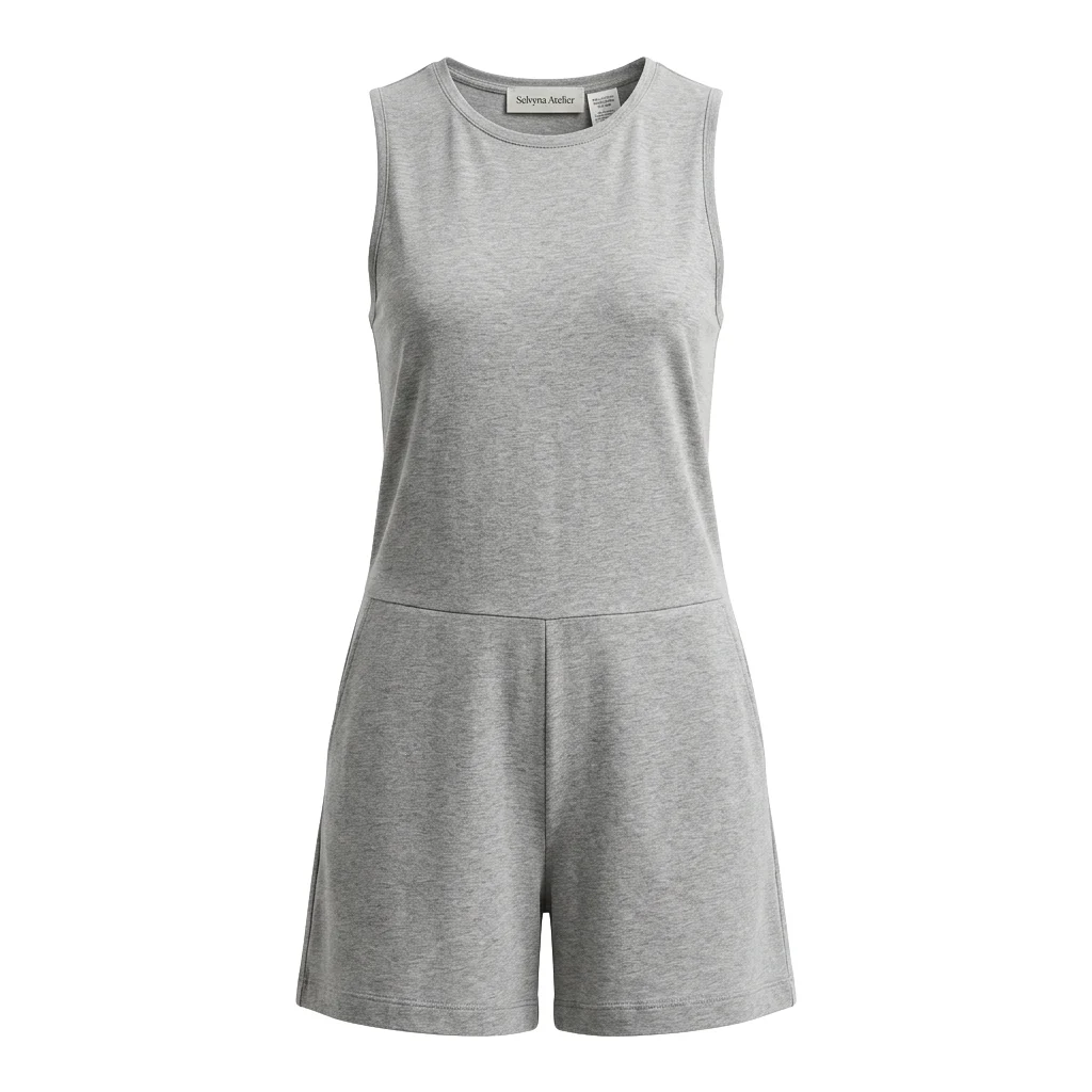 Casual Sleeveless Romper