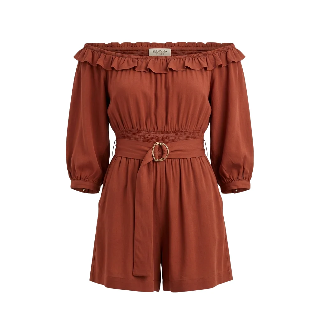 Off-Shoulder Romper