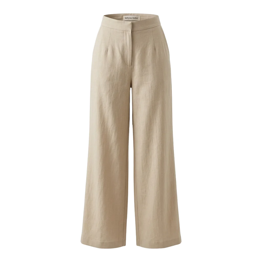 Linen Palazzo Pants