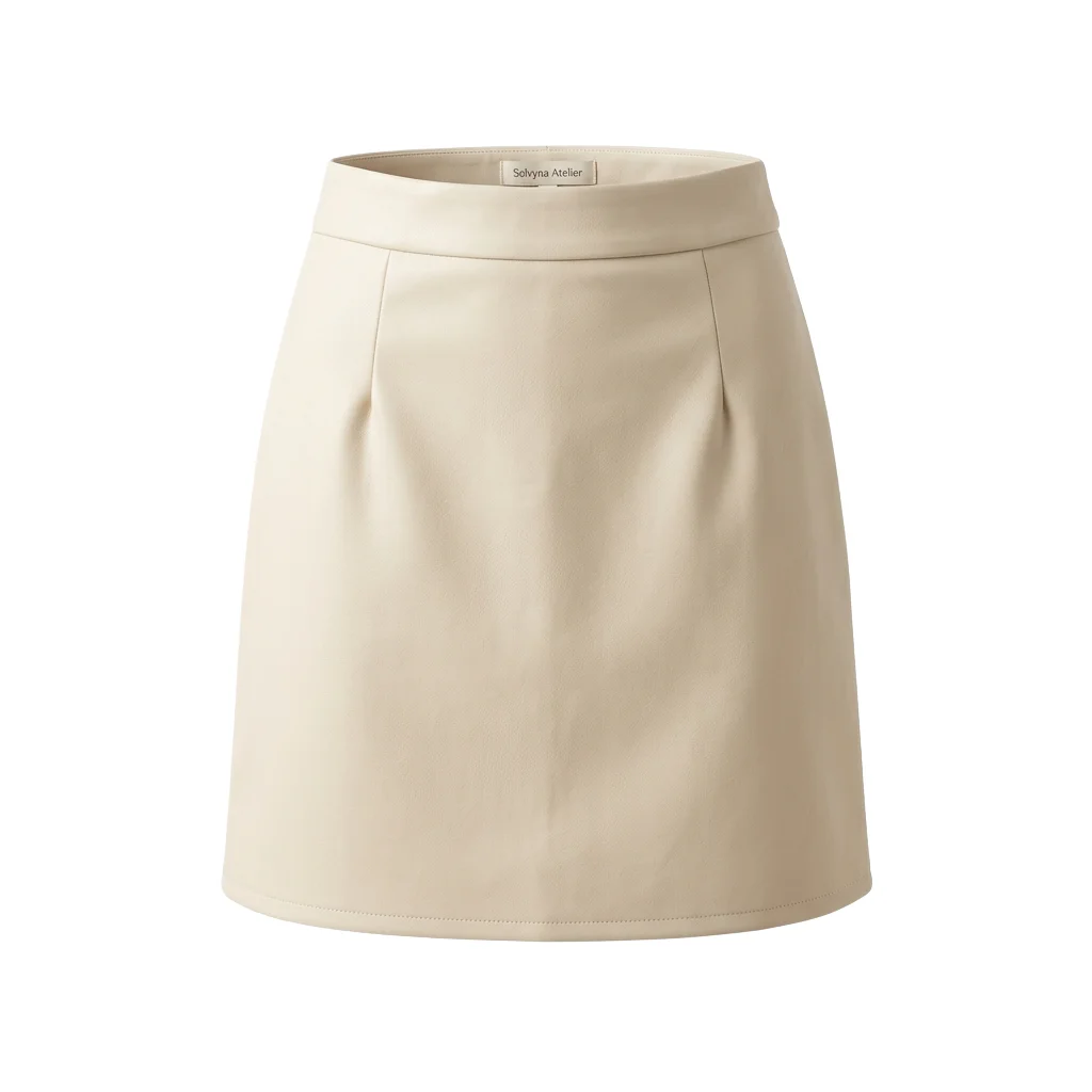 Faux Leather Mini Skirt
