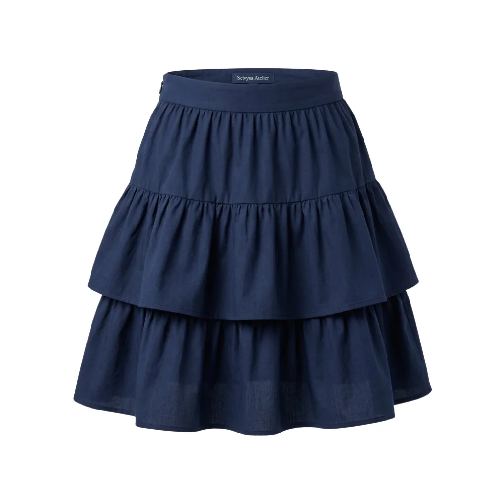 Tiered Mini Skirt