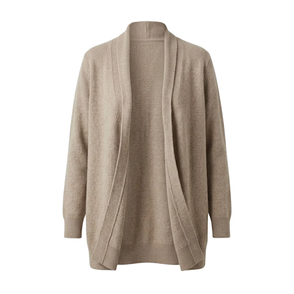 Open Front Long Cardigan