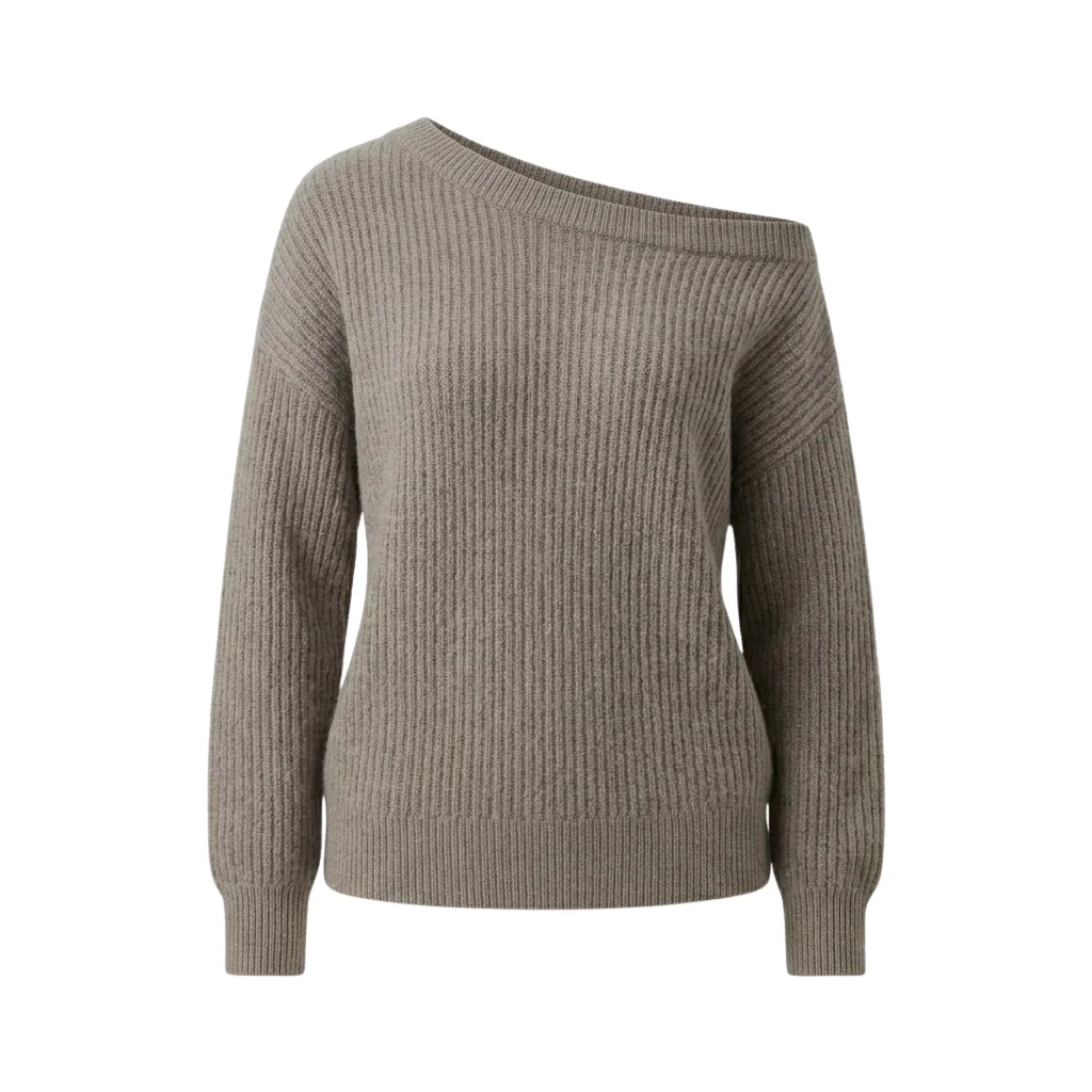 Slouchy Off-Shoulder Sweater