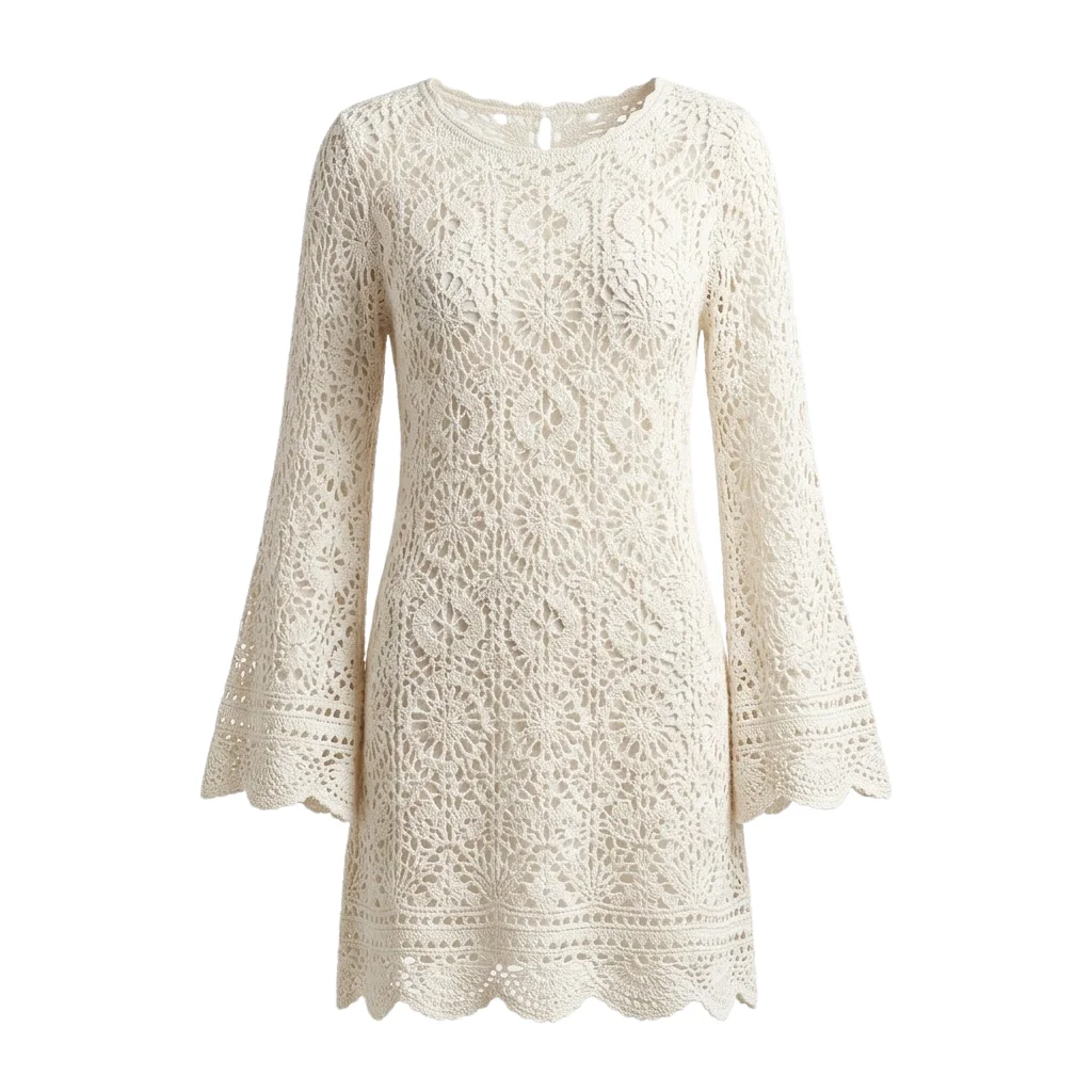 Crochet Cover-Up Dress
