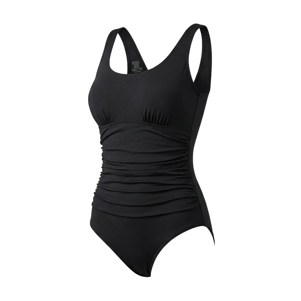 Ruched Tummy Control One-Piece